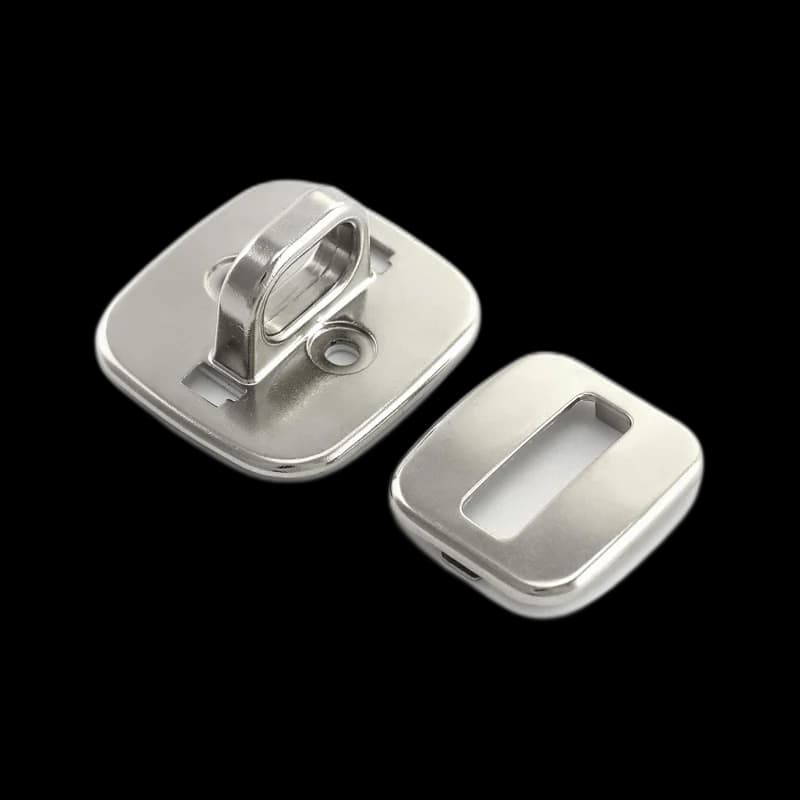 Adhesive laptop security anchor with replaceable mounting plate