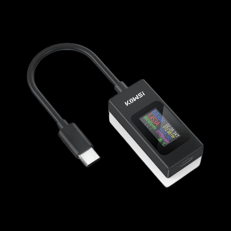 USB-C PD power meter with cable capability readout