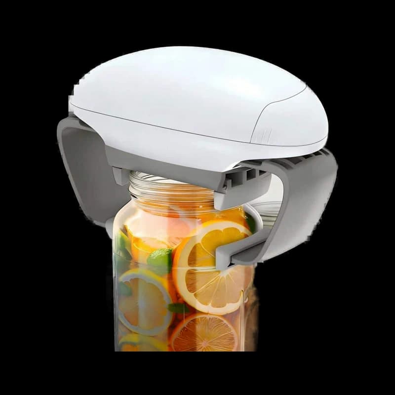 Automatic electric jar opener with adjustable jaws