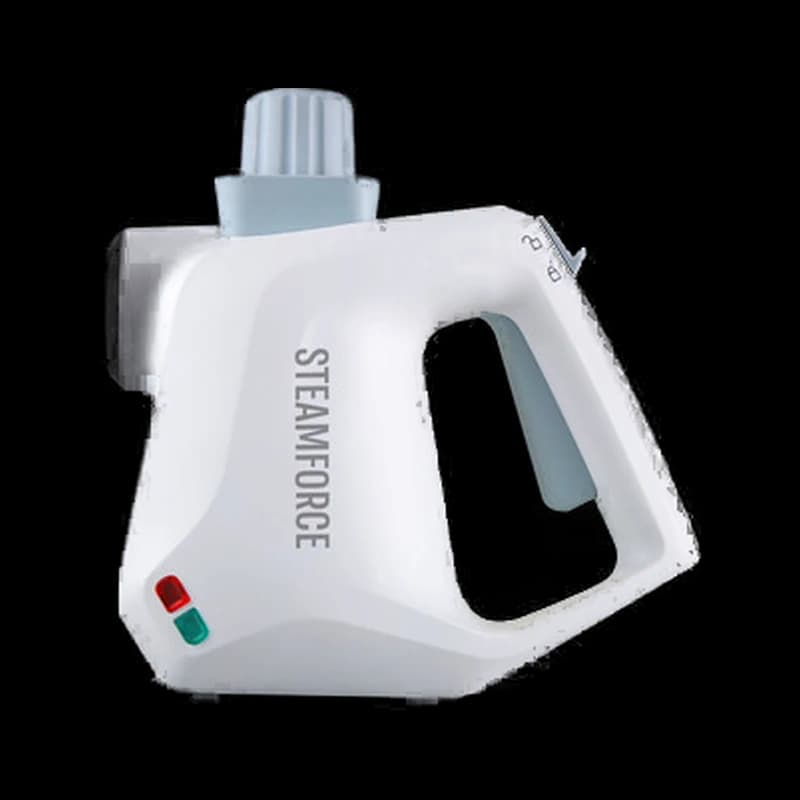 Compact handheld steam-cleaning machine