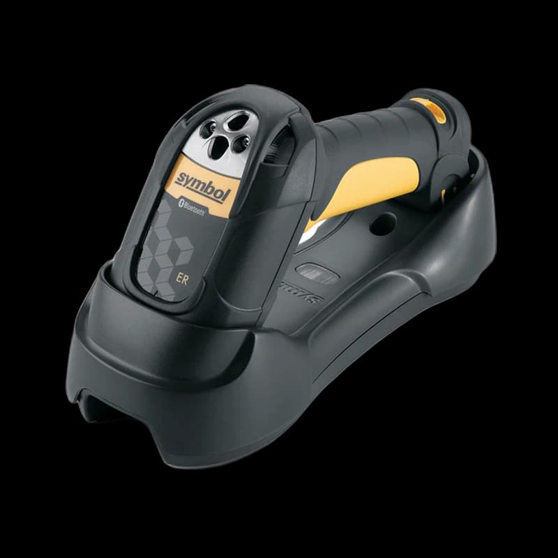 Bluetooth barcode scanner with charging cradle